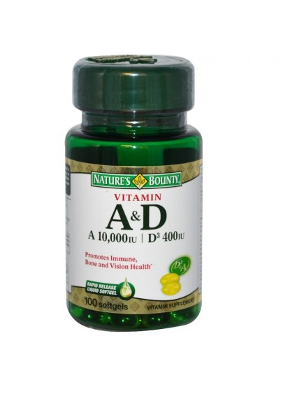 Natures bounty vitamin A&D Витамин А и D